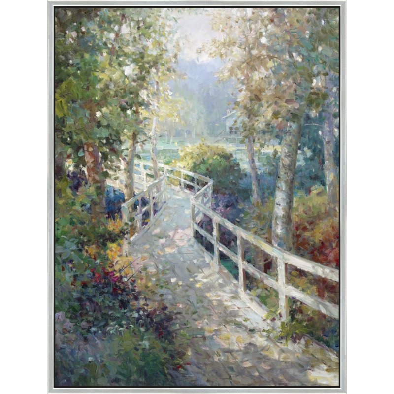 Bridge To The Light Print, Silver, 42" H x 32" W