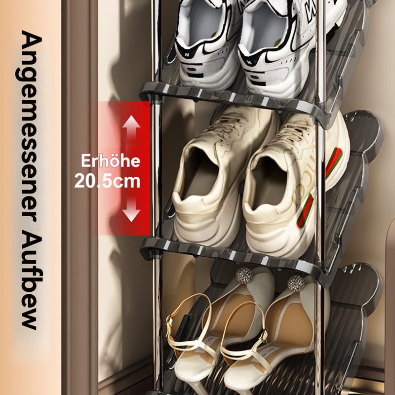 6 Pair Shoe Rack
