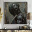 Art mural gris Robot majestueux - Robots-611811360-708778849