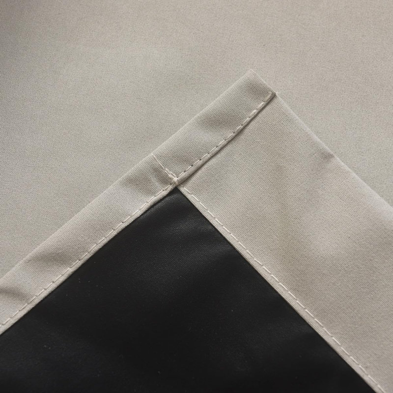 1 Panel 100% Blackout Door Curtain, Beige