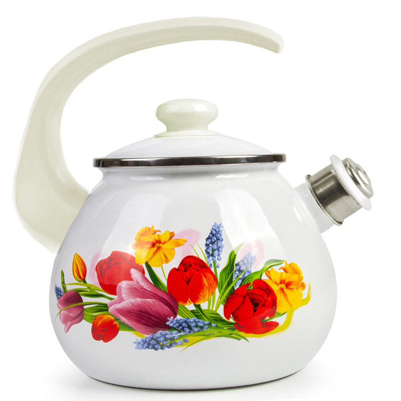 Kettle with Whistle Spring Bouquet 2.7-qt.