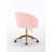 Leomie Wool Upholstered Swivel Office Chair-1081860950