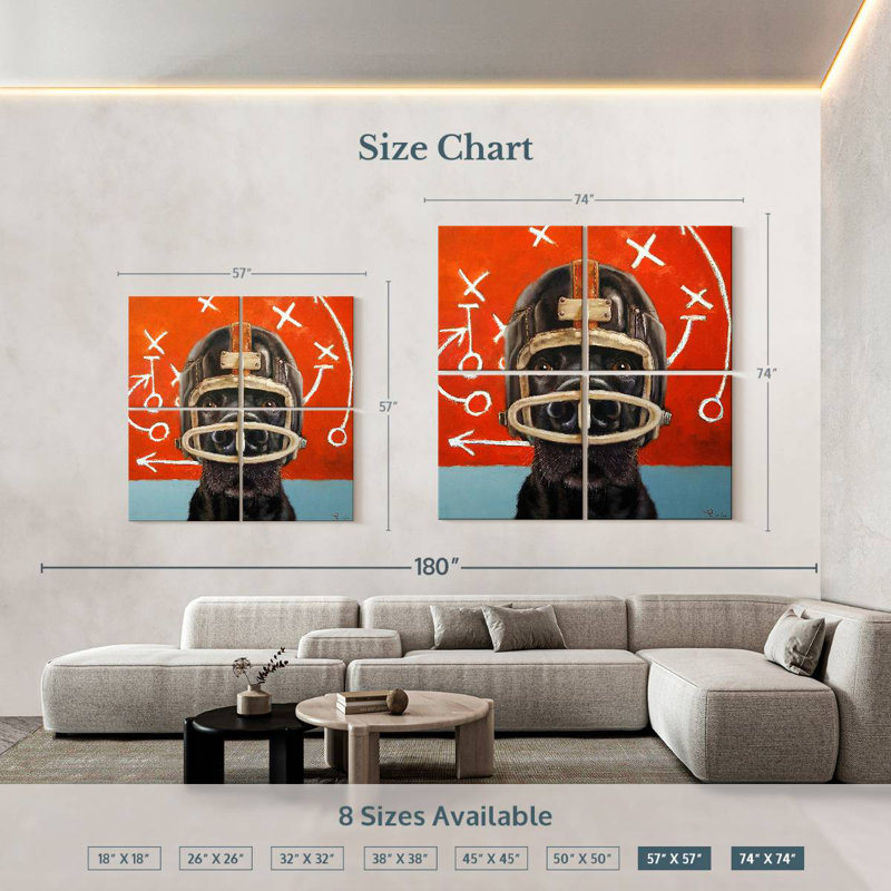 Brampt Rookie, 74" H x 74" W