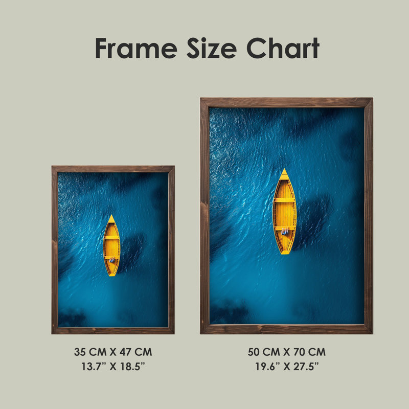 Stunning Decorative Framed MDF Painting, 13.8 x 18.5 x 0.8 inches | 100% MDF with 3 mm Thickness, Elegant Pine Wood Frame | UV Printed Artwork for Home Decor, Perfect for Living Room & Bedroom Accent