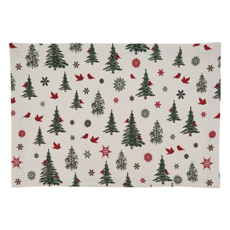 Bradan Cotton Animals/Nature Rectangle Placemat