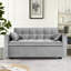 Canapé-lit convertible 3-en-1 53 po Modern Velvet-84693494