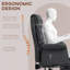 Fauteuil de direction, siège de bureau ergonomique en similicuir avec repose-pieds, fauteuil inclinable et pivotant-1199993309