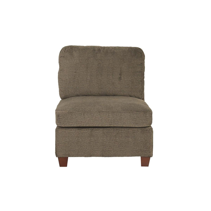Elhamcci Upholstered Accent Chair, Tan Chenille