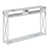 White Faux Marble Top/White Base