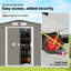 Remise de jardin en métal, remise extérieure-125055655-125055652