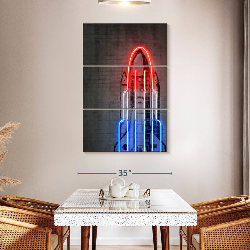 Oberle Rocket Agenda, 50" H x 32" W