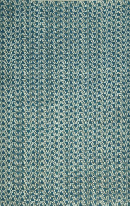 Tapis bleu Thom Filicia, 4 pi x 6 pi