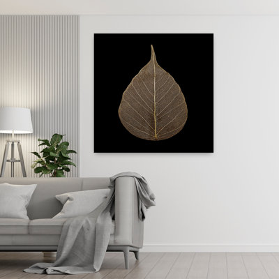 Art contemporain de la nature brune à feuilles brunes