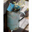 Pot de fleurs mural en fer larique