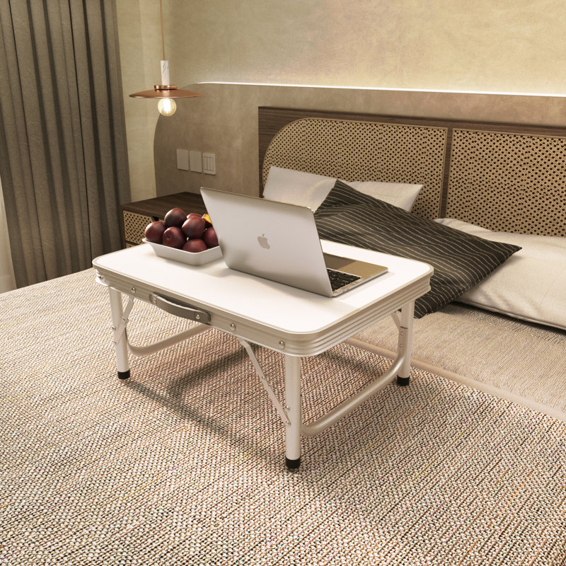60cm Rectangular Adjustable Folding Table, 22" H x 24" W x 18" D