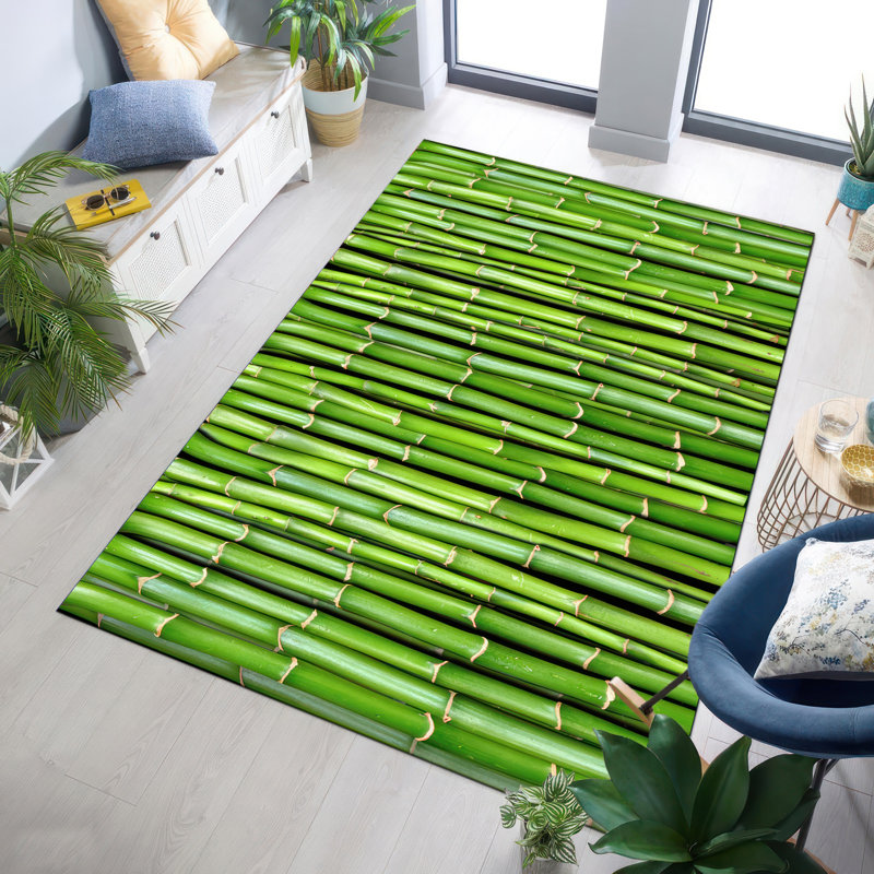 Exquisite Soft Pile Printed Rug with Intricate Floral Design Suitable for Enhancing Your Living Room or Bedroom Decor