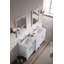 Ensemble de meuble-lavabo double 73 "avec miroirs Prima-1745282881