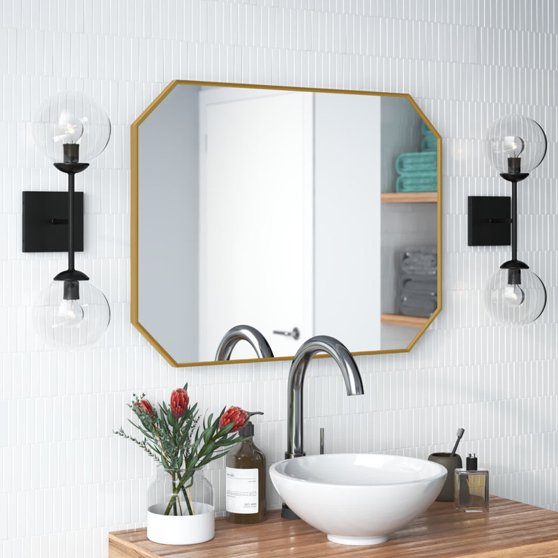 Miroir mural, Or