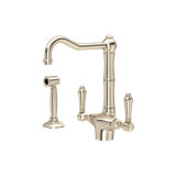 Acqui® Double Handle Kitchen Faucet With Side Spray