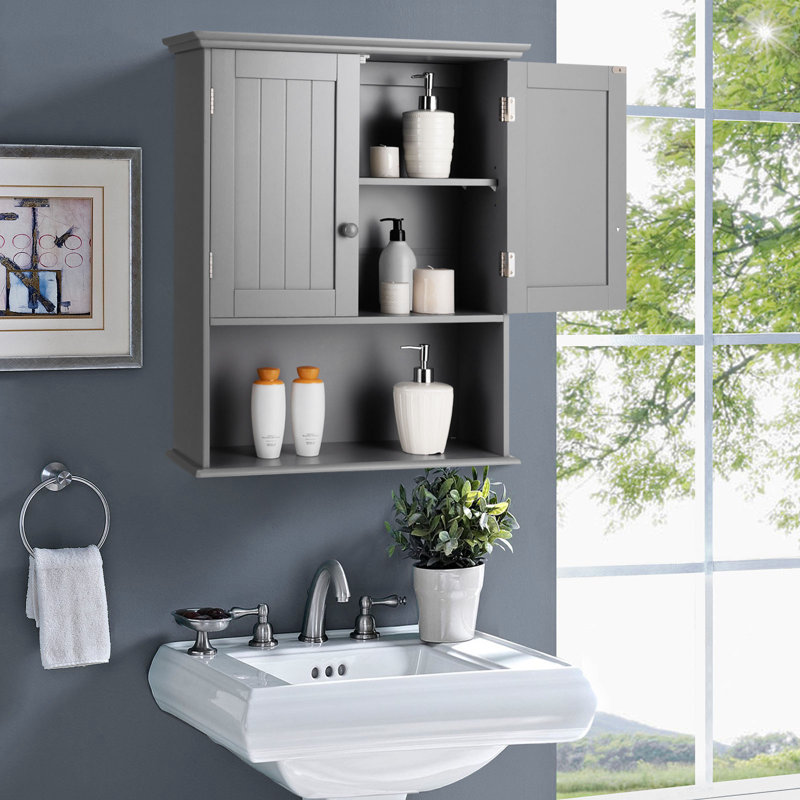 Jossi Bathroom Cabinet, Grey