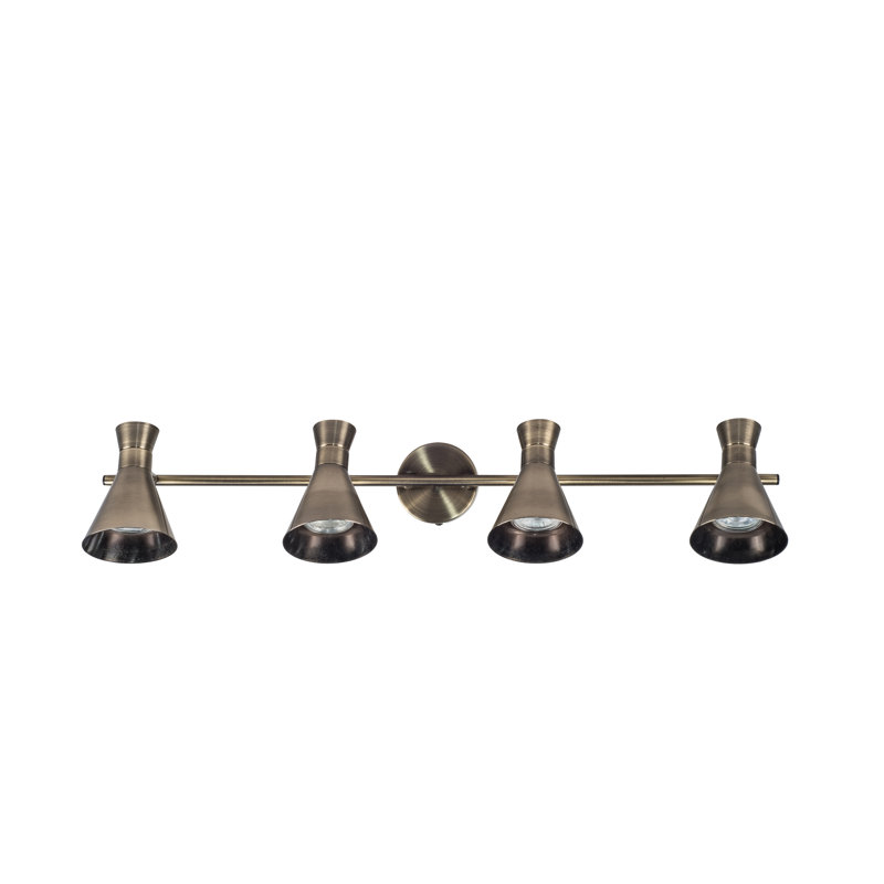 Semi Flush Mount, Antique Brass