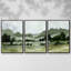 Vert Landscape III - Toile encadrée à pièces multiples-2097495765-2097495766
