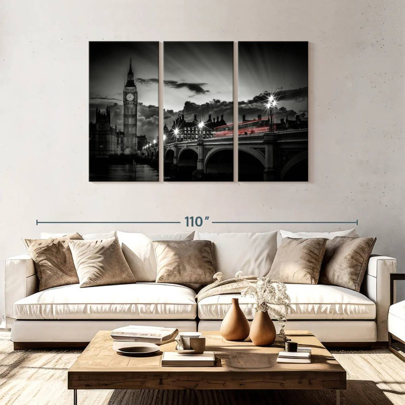 Sireci Westminster Bridge Sunset, 48" H x 74" W