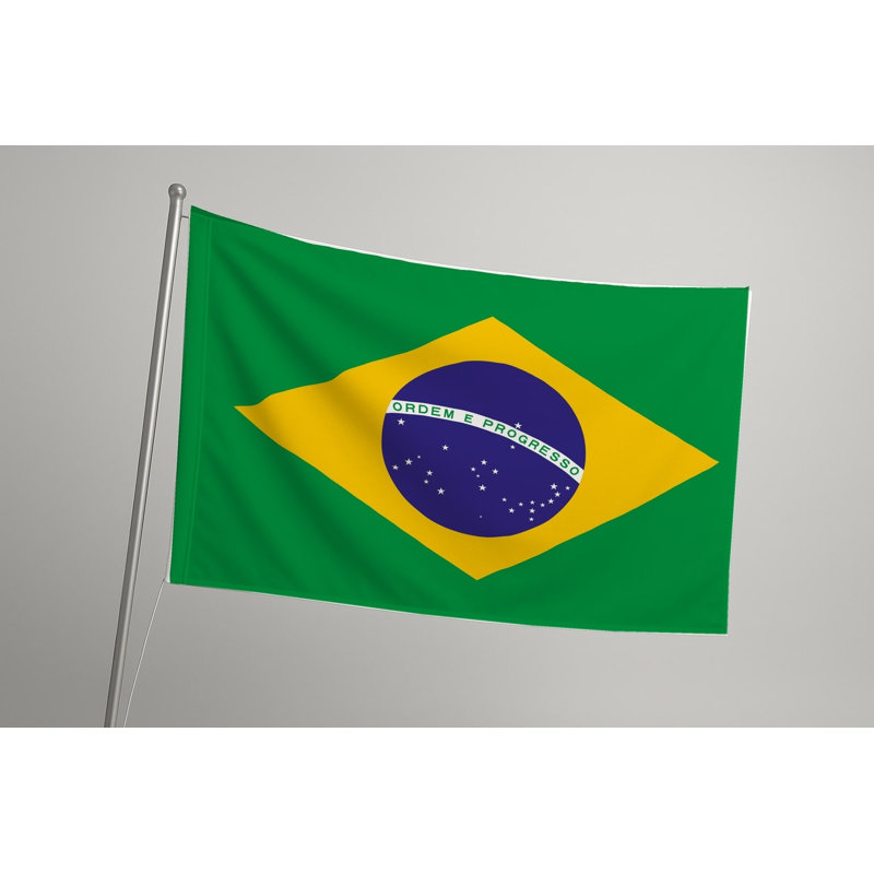 Drapeau du Brésil - Drapeau extérieur, H 24 po x l 36 po