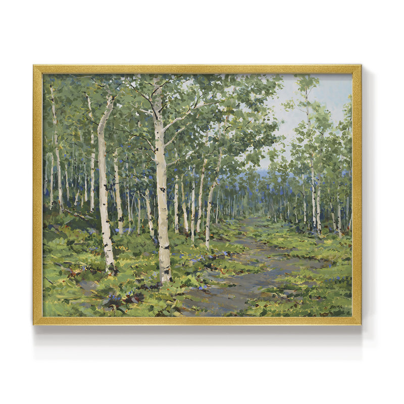 In the Forest -Framed Print - Restickable, 8" H x 10" W