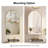 16.5" X 26.7" Arched Bathroom Medicine Cabinet With Mirror & Shelves,Right Open,Recessed-1112545224-1114363985