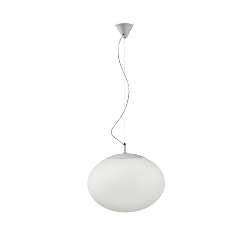 Elipse 1 - Light White Sphere Pendant