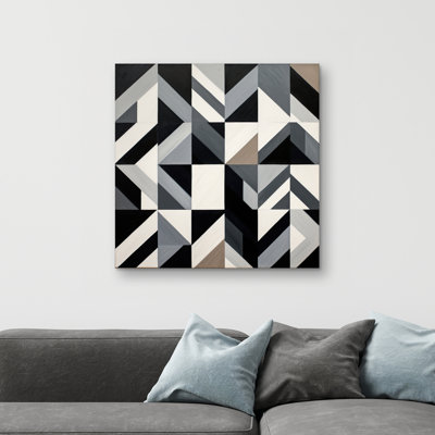 Grid - 32"x32" art on canvas