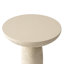 57.5x57.5cm Side Table Pedestal Sofa Table Stone-effect  Coffee Table
