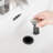 Waterfall Single Handle Stainless Steel Bathroom Faucet With Deckplate-103539572