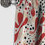 Motif à pois rouge et blanc - Rideau abstrait - Rideau occultant - 1 panneaux-107555642