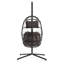 Balancelle suspendue gris foncé