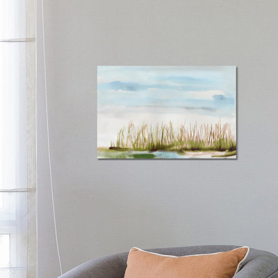 Watercolor Landscape by Tom Reeves - Wrapped Canvas Painting