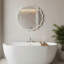 Miroir décoratif rond en bois massif ondulé 24 pouces, pour chambre à coucher, salle de bain, salon, entrée-369828896