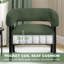 Upholstered Corduroy Armchair-1614086934