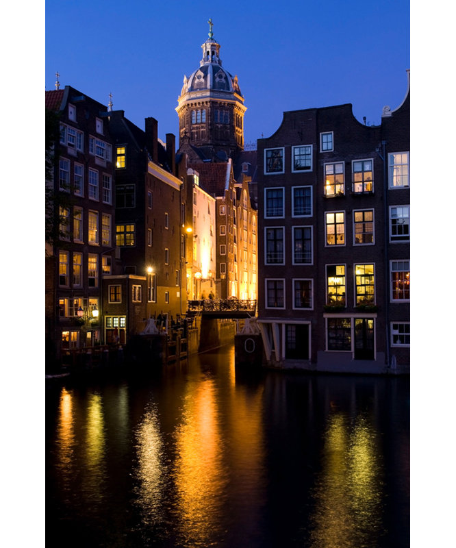 Oudezijds Kolk à Amsterdam, Pays-Bas, H 18 po x l 12 po