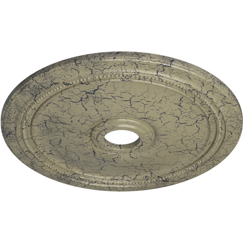 24 po de diamètre extérieur x 3 5/8 po de profondeur x 1 1/4 po de médaillon de plafond Diane (convient aux auvents jusqu'à 6 1/4 po)