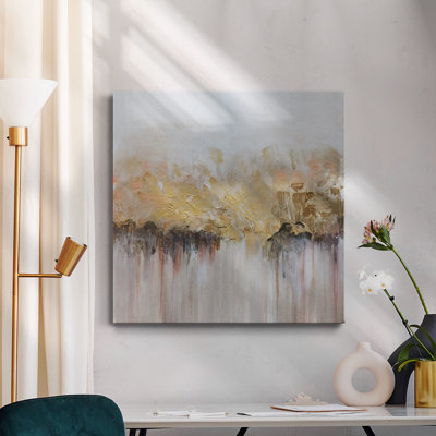 Champagne Shadows-Premium Gallery Wrapped Canvas - Ready to Hang