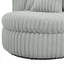 Fauteuil demi-tonneau surdimensionné Mindy