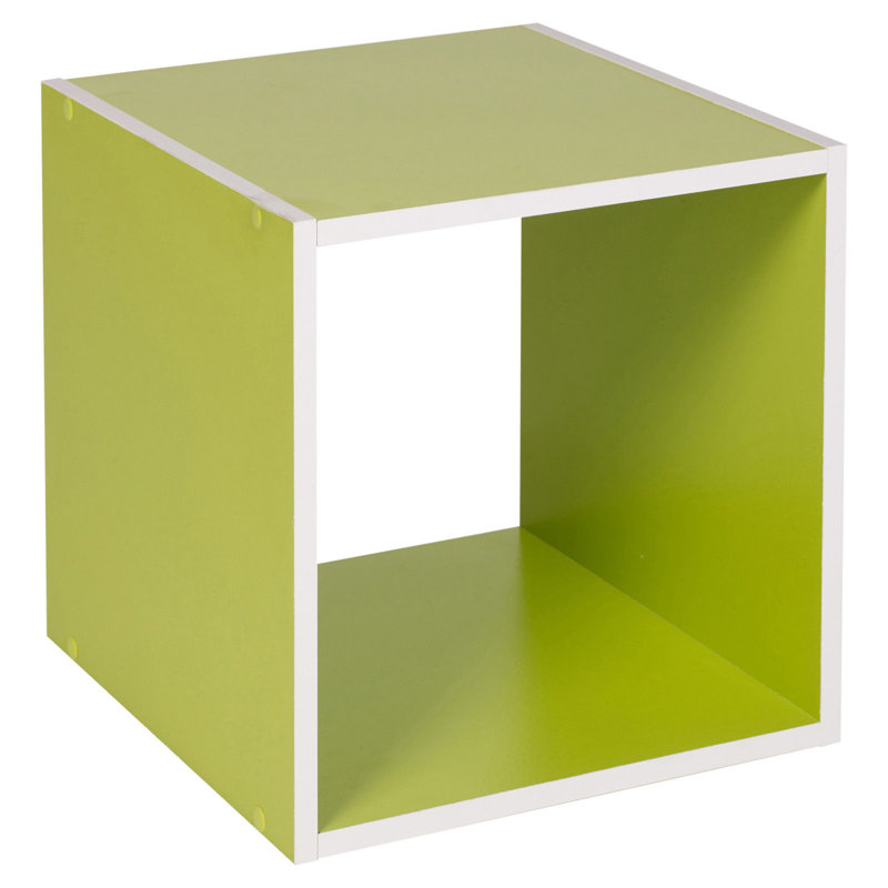 Swarna 30 cm H x 30 cm W Standard Bookcase, Green