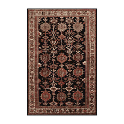 Tapis brun turc lavable à la machine