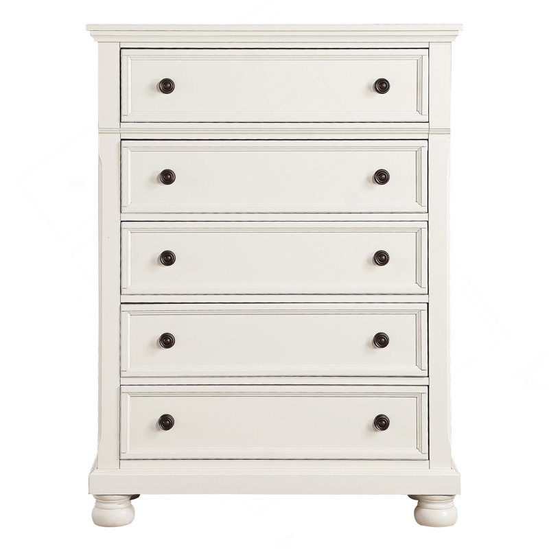Meuble de chambre décontracté à finition blanche 1pc, Blanc