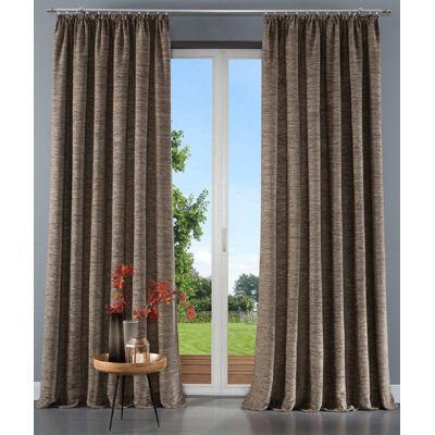 Beloit Pinch Pleat Room Darkening Curtain
