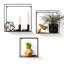 Chacra 3 Piece Square Metal Floating Shelf