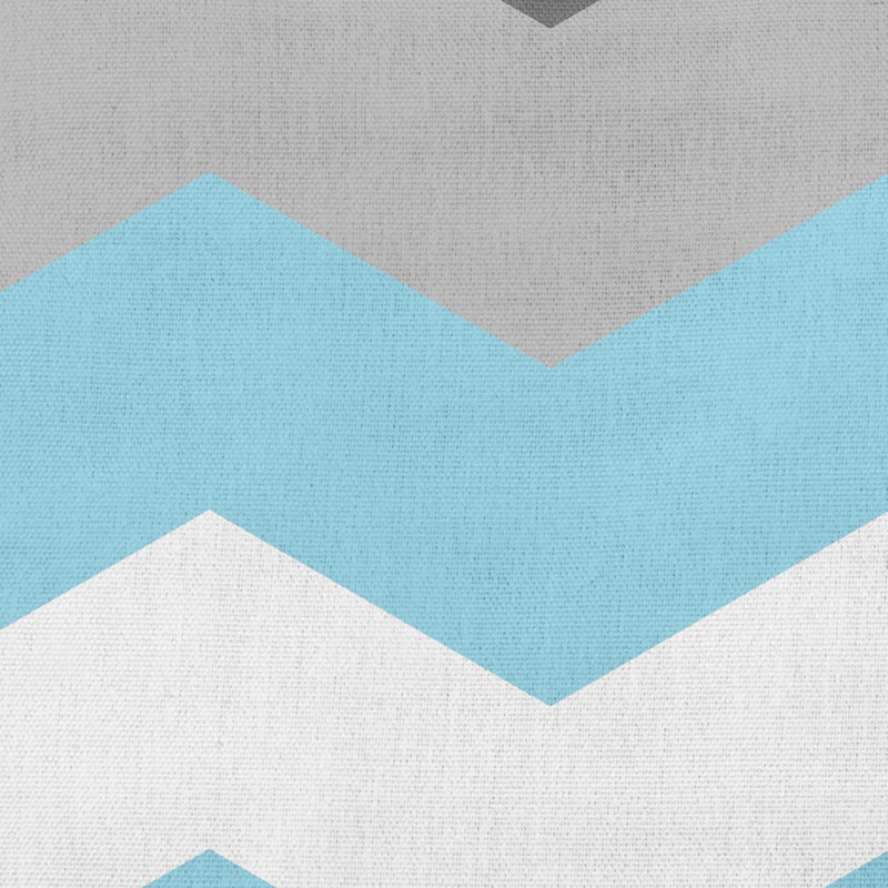 Coussin Stallworth, Bleu / gris
