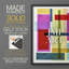 Spectrum II Framed Print - Solid Wood